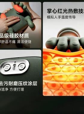 跨境彷真人肩颈按摩器多功能家用颈椎按摩仪加热揉捏按摩脖子披肩