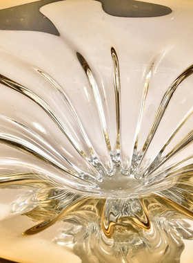 欧式时尚水晶果盘创意家居饰品水晶玻璃水果盘