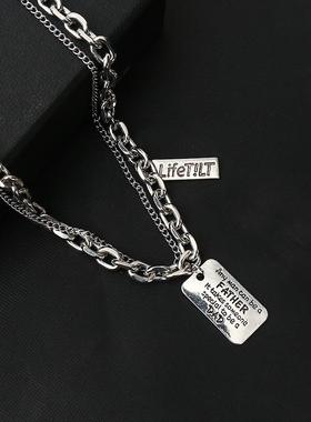 儿童项链男孩潮装饰高级感男童