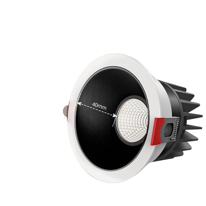 Hill spotlight embedded home anti-glare full spectrum extremely narrow frame led ceiling light living room cob downlight