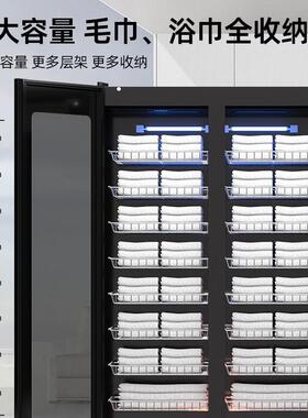 商用美容院毛巾专用消毒柜立式大容量双门紫外线毛巾烘干消毒柜