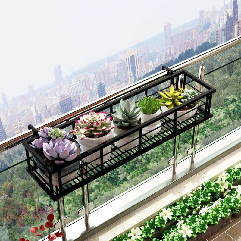阳台花架挂式悬挂壁置物架欧式铁艺吊兰绿萝多肉花架子阳台花明微,淘宝优惠券,粉丝福利购,淘宝优惠卷