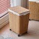 American-style dirty laundry basket household high-value light luxury dirty laundry storage basket with lid cart bedroom imitation rattan laundry basket