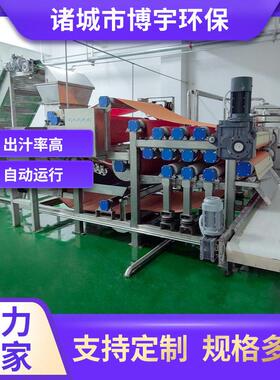 博宇蓝莓浆果压榨生产线全自动果汁压榨设备工厂全套水果榨汁机器