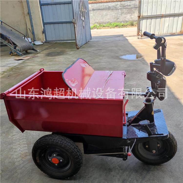 Engineering dump electric dump truck push inclined bucket mortar transport truck agricultural orchard tricycle