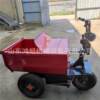 Engineering dump electric dump truck push inclined bucket mortar transport truck agricultural orchard tricycle