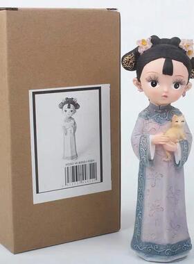 创意礼品少女心宫廷风女孩摆件我是格格复古装饰品玩偶女生日礼物