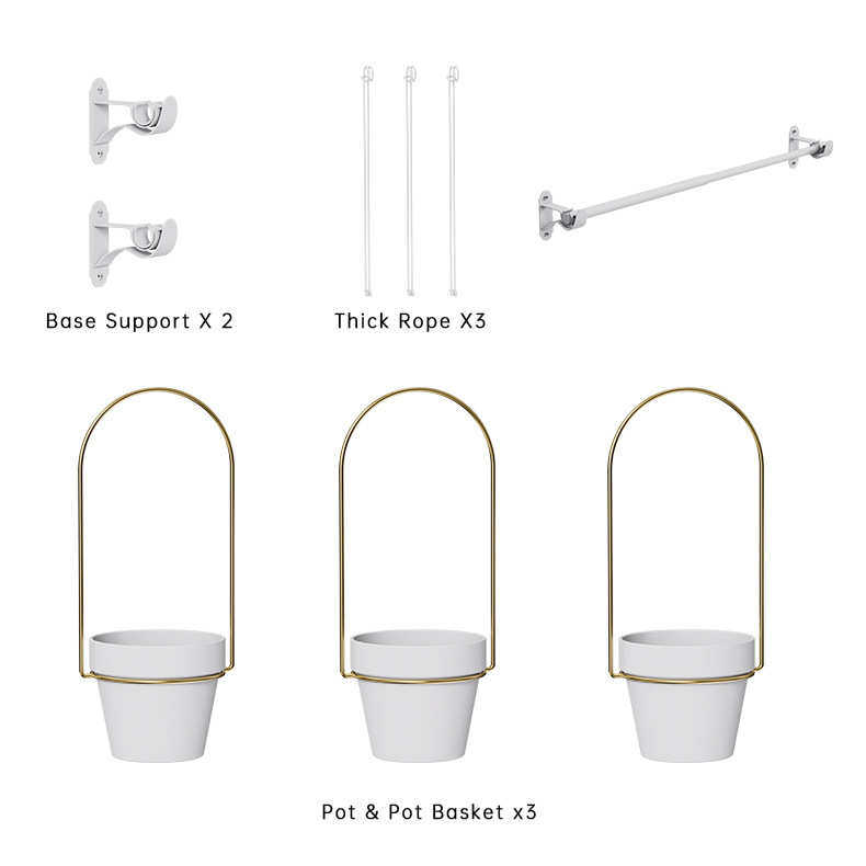 悬挂式花盆可伸缩挂杆多肉花篮创意园艺挂墙吊篮陶瓷壁挂吊盆,淘宝优惠券,粉丝福利购,淘宝优惠卷