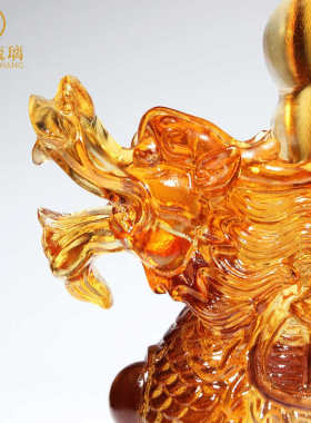 琉璃一帆风顺帆船摆件开业大吉办公室事业实用大气创意工艺品摆件