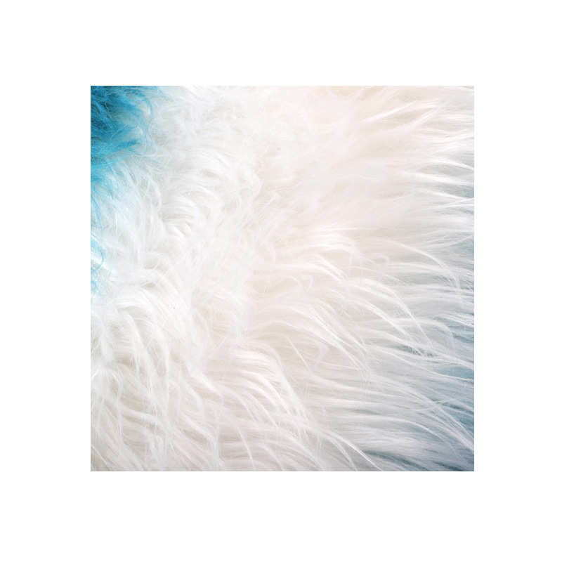 现货 110毛全涤渐变长毛绒布料 时尚柔软服装家纺抱枕面料 - 图3