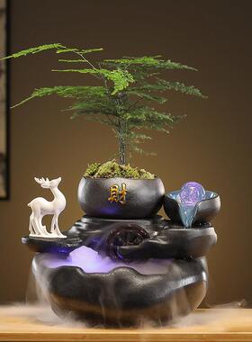 八方来财风水轮流水喷泉摆件循环水办公桌装饰客厅桌面招财风水球