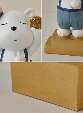 生可爱暴力熊房摆件卧室儿童装品学孩子员工奖SHBB2297励饰品奖杯