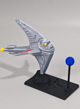 升级宇宙红鱼机甲手办3D模型摆件