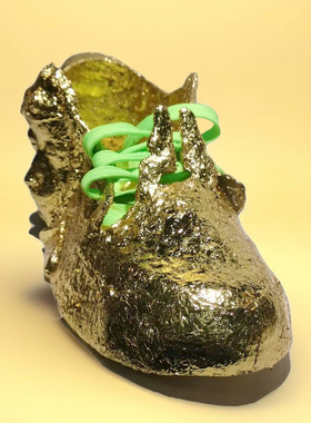 周晁ZICO 《黑神话悟空库里手握奈克砍刀》限量雕塑单只艺术球鞋