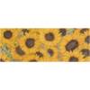 Sunflower kitchen floor mat door mat soft diatom mud water-absorbent cooling mat non-slip oil-absorbent strip carpet