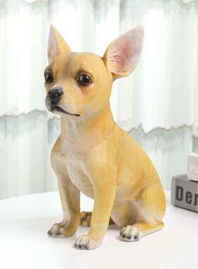 厂家直销狗创意摆件仿真斗牛犬脂树公仔办公玄UBD关客室厅装饰