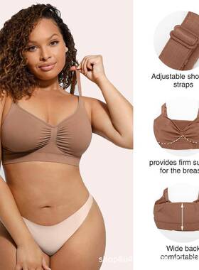 Women's Wireless Bra Stretch Comfort Bralettes No Underwire