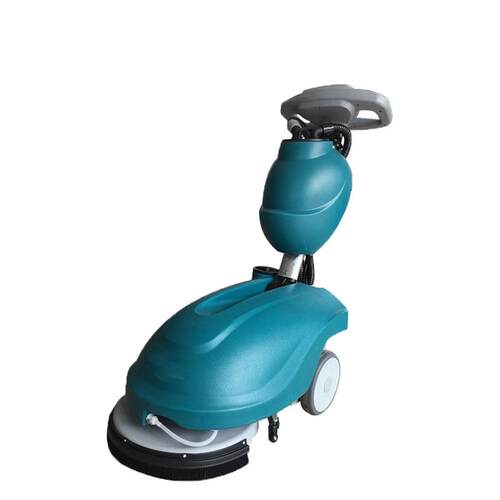 小型手推式洗地机350车站医院小面积地面清洗用手推小型洗地机 - 图0