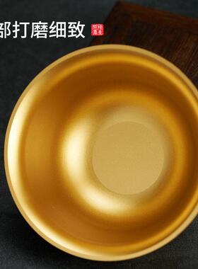 纯黄铜供水碗七供八供供桌供奉财神观音前用具用品摆件百福铜供碗