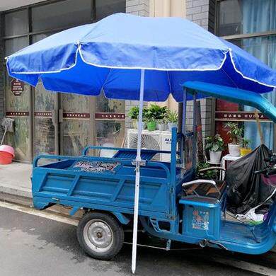 户外遮阳大伞固定支架三轮车摆摊车雨伞固定夹具货车太阳伞插伞夹 - 图0