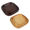 Bamboo plate walnut color dining tray simple hotel home tea set tea tray square dry tea table dinner plate