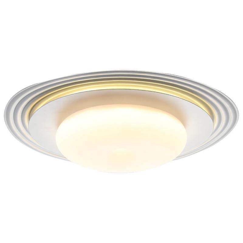 极简圆形YH卧室吸顶灯谱护全眼现代简约次卧儿童光房间式中意山灯 - 图3