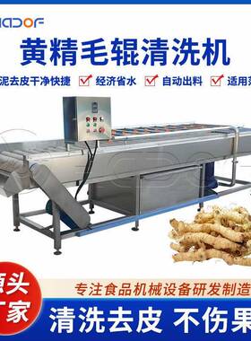 工业用材清洗机沙参太子参清洗风干线黄精槟榔中草加工设备
