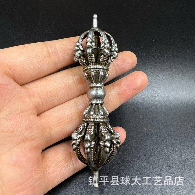 Bronze Large Antique Vajra Brass Old Bronze Antiques Miscellaneous Small Ornaments