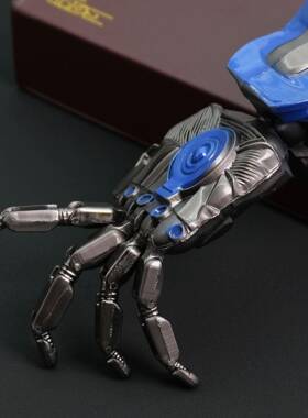 18CM大号机械拳套破风手指关节可动地铁逃生游戏周边金属模型摆件