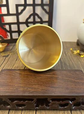 铜笔筒书摆件务见详情创商意礼品办黄公室摆设装饰品梅房兰竹菊