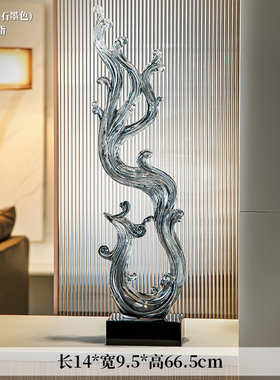 起摆件客厅装饰玄关感工艺品电视柜办公室入门高级风生水龙凤呈祥