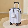 New 18-inch small password suitcase for men and women, lightweight leather suitcase, universal wheel trolley case, cute