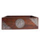 Thai storage box household desktop snacks cosmetics miscellaneous items sorting box solid wood fruit plate retro storage box