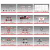 Jintuo Auto Intelligent D Four Wheel Aligner Dual Screen Equipment Large Shear Four Post Lift Tire Shop Tool