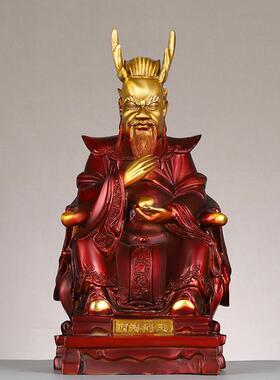 东南西北龙王摆件全铜四海龙王神像家居办公室大号装饰品水神龙神