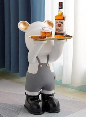 暴力熊大摆件客厅落地家居装饰品电视柜旁高端大气上档次乔迁礼品