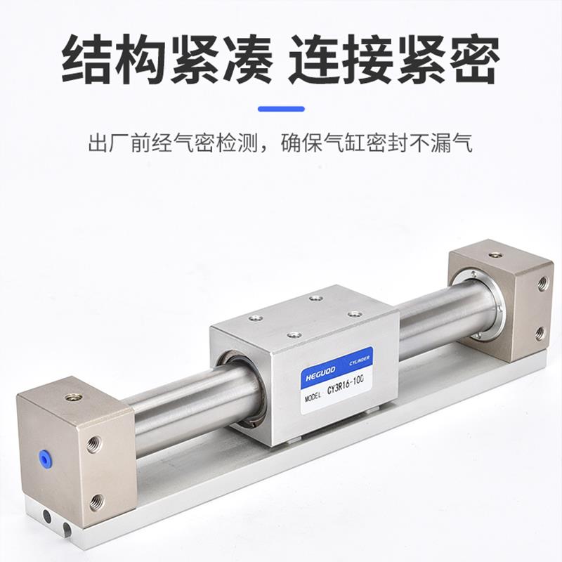 CY3R无杆气缸CY1R10/15/20/25/32/40/50/63-100/200/300/400/500 - 图1