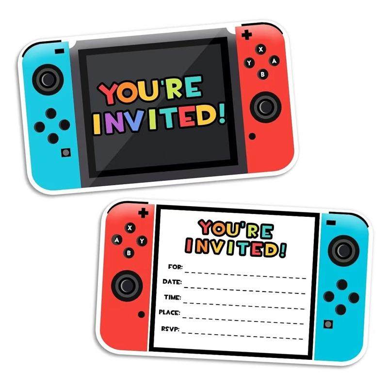 硬版方形生日感卡卡片小礼品游戏贺卡手写跨境邀请函派对小清新风,淘宝优惠券,粉丝福利购,淘宝优惠卷