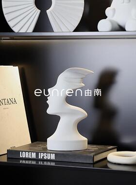 北欧简约抽象人物摆件个性创意北欧风格家居装饰品电视柜玄关摆设