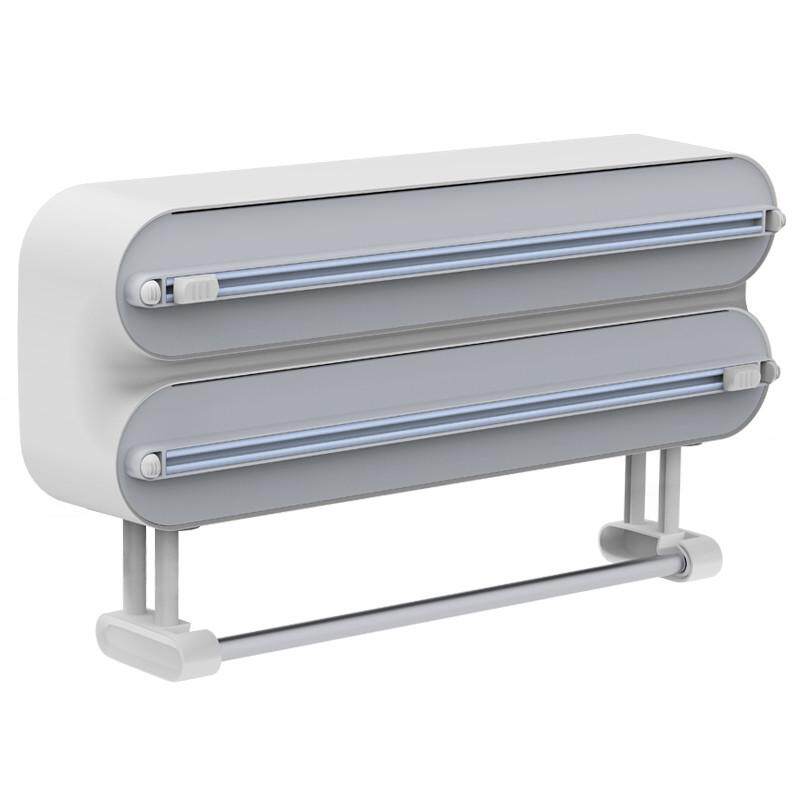 架锡纸切割培滑家用免盒收纳双向切割器烘油纸保鲜膜式刀壁挂打孔,淘宝优惠券,粉丝福利购,淘宝优惠卷