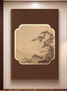 宋氏美学客厅装饰画禅意国风花鸟沙发背景墙挂画新中式级感壁画