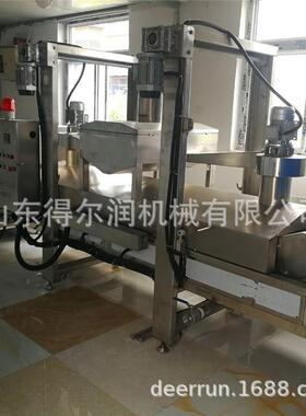 鼓泡海苔油炸机 自动连续油炸生产线 DER-3000 撒粉海苔加工设备