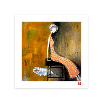 (Limited Time Direct Purchase) Shanghai Fine Art Home Association Member Xu Kaiyun (Miss Big Miss) Limited Edition Painting Z