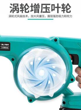 锂电吹风机充电用吹吸两用吹风机裸动家电脑吹灰除尘工式业移电动