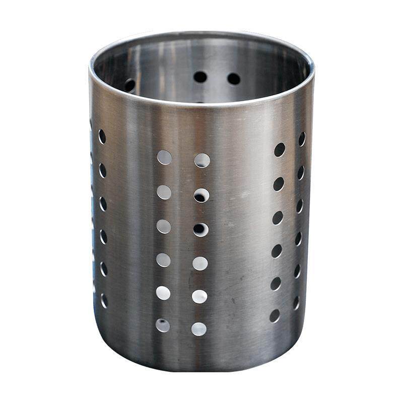 Stainless steel chopstick tube draining cutlery cage kitchen spoon chopsticks cutlery storage tube storage rack chopstick cage bamboo skewer straw bucket