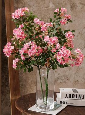 高档含笑花彷真花客厅餐桌绢花塑料假花摆件装饰花艺干 干燥花插