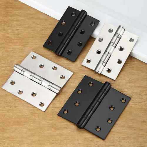 不锈钢国标合页 201/304平开4寸5寸加厚木门房门443 543合页铰链 - 图1