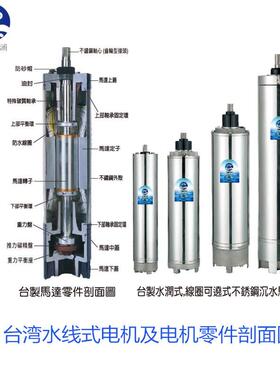 扬程深井泵380V三相电潜水泵 大流量抽水泵农田灌溉深水泵厂家