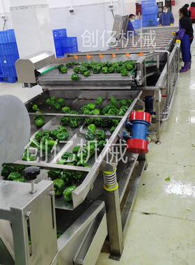 商用竹笋清洗风干生产线去泥沙杂质压喷淋设备果蔬清洗机
