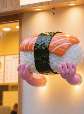 户外彷真寿司落地雕塑店面餐厅商场创意装饰卡通人物玻璃钢大摆件